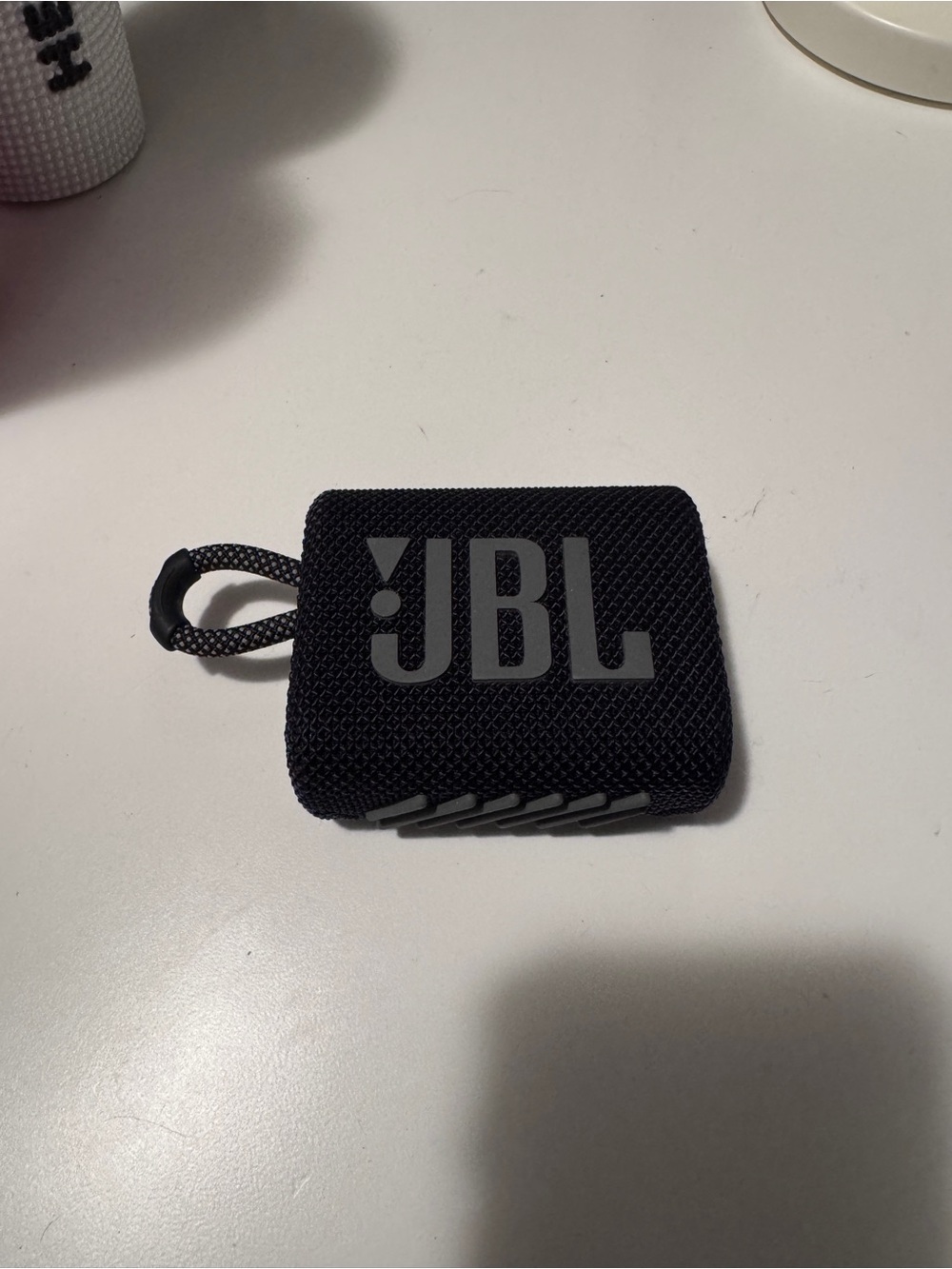 JBL GO3 Black Fabric-Wrapped Portable Bluetooth Speaker Case